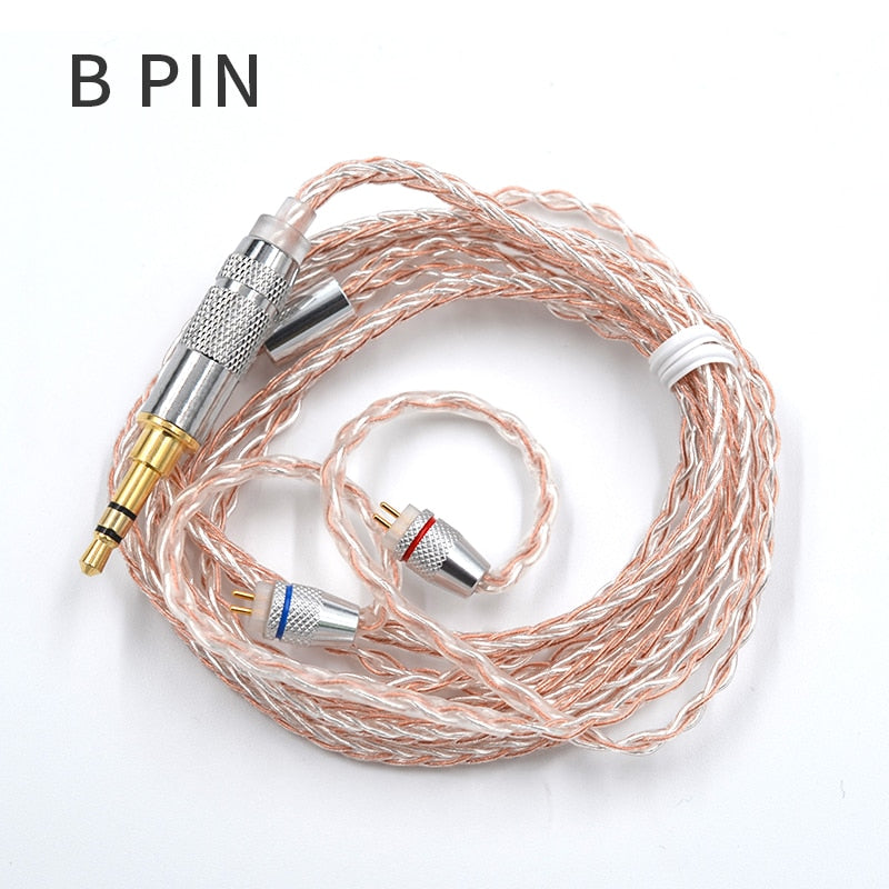 KZ - Replacement / upgrade cable - Copper & Silver - A / B / MMCX