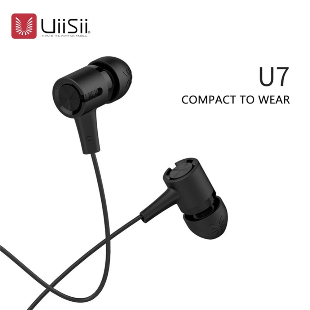 UiiSii U7 - Hi-Res Heavy bass in-ear earbuds