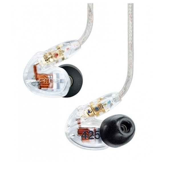 Shure SE425-CL-EFS Pro - Professional Sound-Isolating earbuds in-ear monitors - Clear