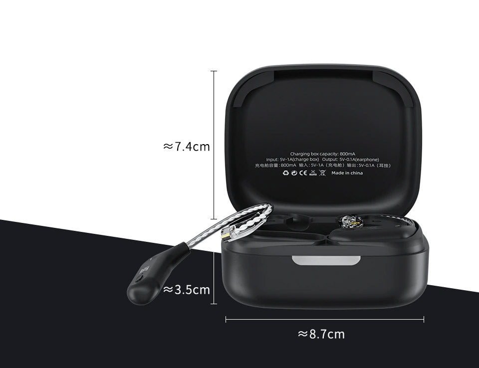 KZ AZ09 - Truly Wireless Bluetooth 5.2 upgrade earhook - Black